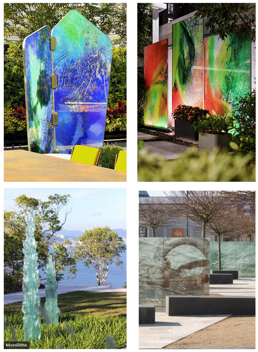 Garden sculptures - that light up at night. - Archetech